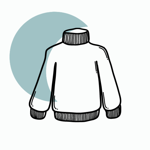 Pull angora, soie