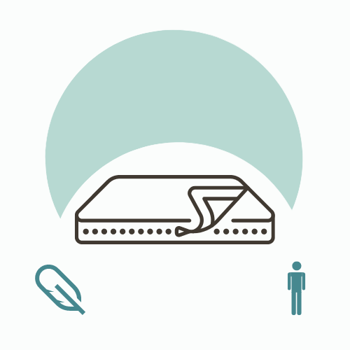 [633] Surmatelas duvet 1 pers