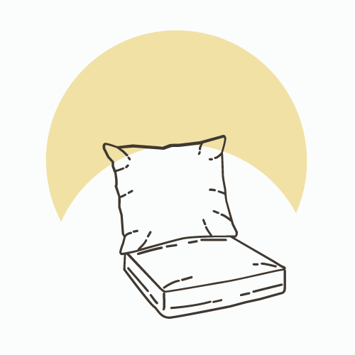 [801] Coussin de chaise